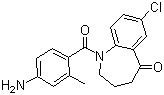 1-(4-氨基-2-甲基苯甲?；?-7-氯-1,2,3,4-四氫-5H-1-苯并氮雜卓-5-酮
